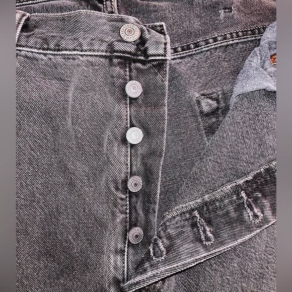 Vintage early 90’s Levi’s Button Fly 501 jeans 38x30 used - Picture 4 of 6